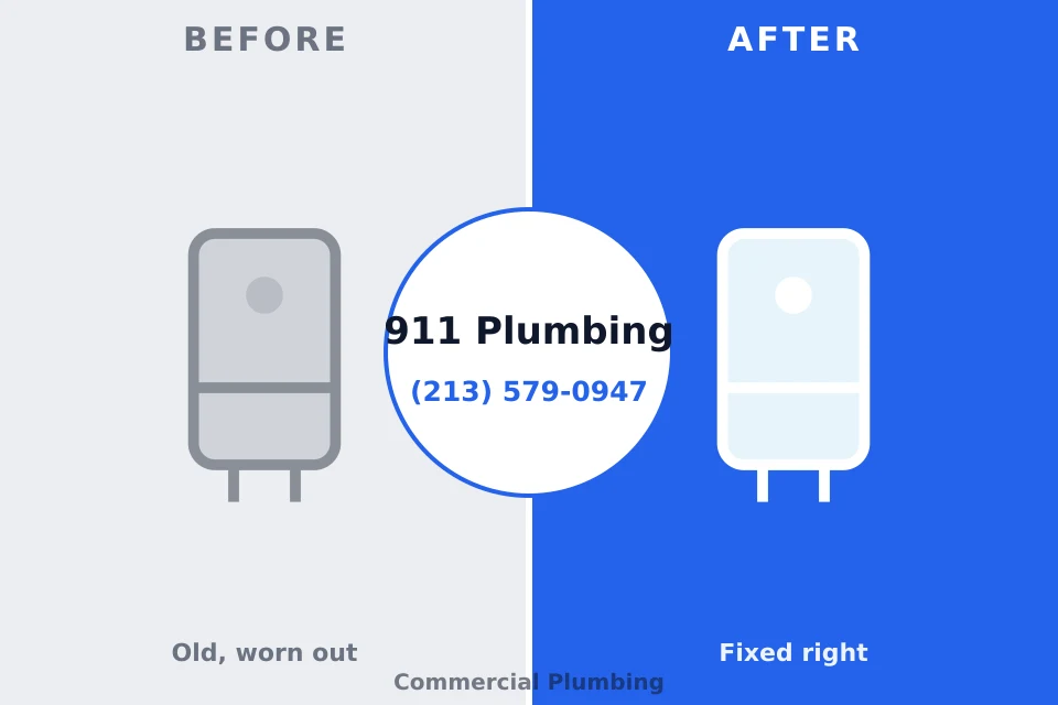 Before and after: plumbing repair Asbury Park, NJ
